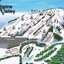 Rinnekartta Alpine Valley Ski Area